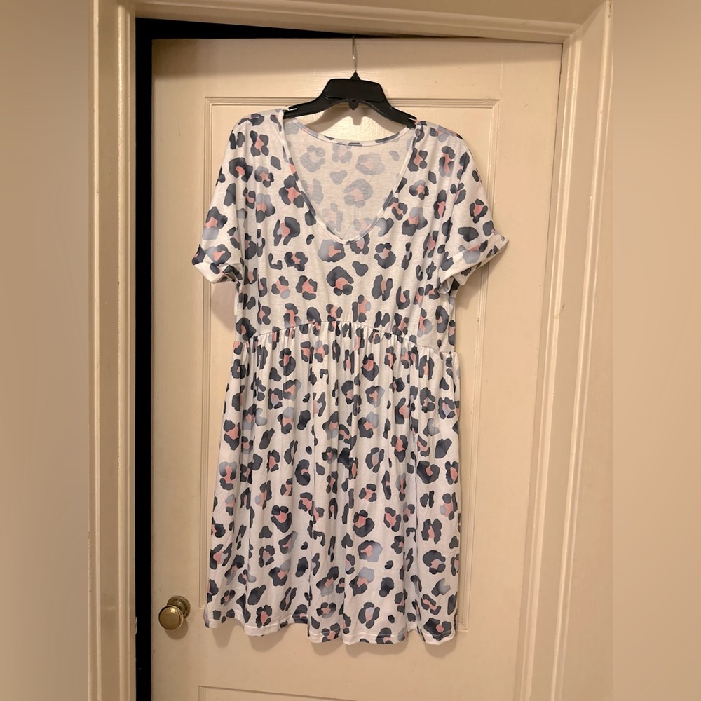 Leopard print dress